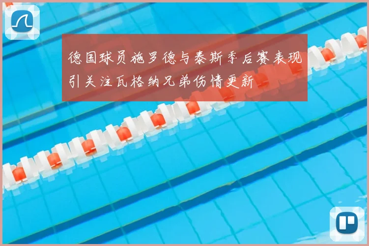 德国球员施罗德与泰斯季后赛表现引关注瓦格纳兄弟伤情更新